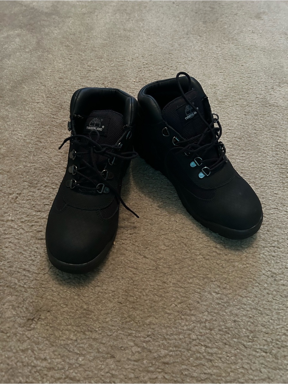 Timberland Black Outdoor Lace-Up Boots
